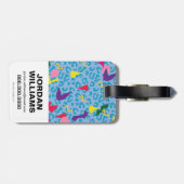 10代のタイタン行け! | "女の子"アニマルプリントロゴ ラゲッジタグ (裏面横)