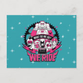 10代のタイタン行け! | "我々は乗る"レトロMoto Graphic ポストカード (正面)