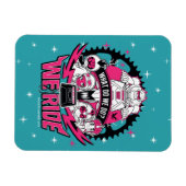 10代のタイタン行け! | "我々は乗る"レトロMoto Graphic マグネット (横)