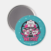 10代のタイタン行け! | "我々は乗る"レトロMoto Graphic マグネット (正面/裏面)