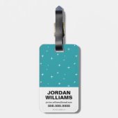 10代のタイタン行け！ | "我々は乗る"レトロMoto Graphic ラゲッジタグ (裏面縦)