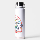 10代のタイタン行け！行く ウォーターボトル (背面)