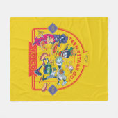 10代のタイタン行け!行く フリースブランケット (正面(横))