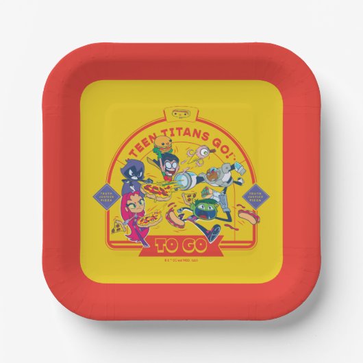 10代のタイタン行け!行く ペーパープレート (正面)