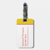 10代のタイタン行け！行く ラゲッジタグ (裏面縦)