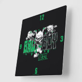 10代のタイタン行け！ | "Bad Boy" Robin、Cyborg、およびBB スクエア壁時計 (傾斜)