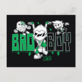 10代のタイタン行け! | "Bad Boy" Robin、Cyborg、およびBB ポストカード (正面)