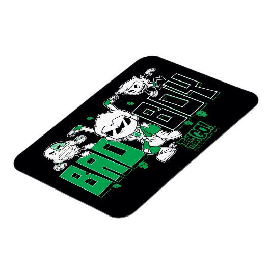 10代のタイタン行け! | "Bad Boy" Robin、Cyborg、およびBB マグネット (左側)