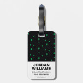 10代のタイタン行け！ | "Bad Boy" Robin、Cyborg、およびBB ラゲッジタグ (裏面縦)