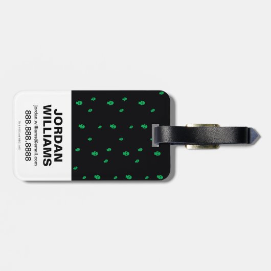 10代のタイタン行け! | "Bad Boy" Robin、Cyborg、およびBB ラゲッジタグ (裏面横)