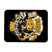 10代のタイタン行け! | Beast Boy "Burritos Are Better" マグネット (横)