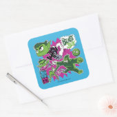 10代のタイタン行け! | Beast Boy Shapeshifts スクエアシール (封筒)