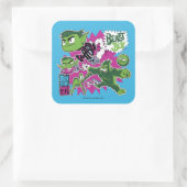 10代のタイタン行け! | Beast Boy Shapeshifts スクエアシール (バッグ)