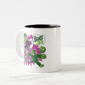 10代のタイタン行け! | Beast Boy Shapeshifts ツートーンマグカップ (正面左)