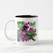 10代のタイタン行け! | Beast Boy Shapeshifts ツートーンマグカップ (左)