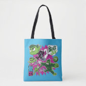 10代のタイタン行け！ | Beast Boy Shapeshifts トートバッグ (正面)