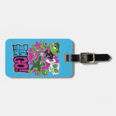 10代のタイタン行け! | Beast Boy Shapeshifts ラゲッジタグ (正面横)