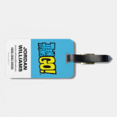 10代のタイタン行け! | Beast Boy Shapeshifts ラゲッジタグ (裏面横)