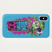 10代のタイタン行け! | Beast Boy Shapeshifts Case-Mate iPhoneケース (裏面(横))