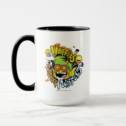 10代のタイタン行け！ | Beast Boy Waffles マグカップ (左)
