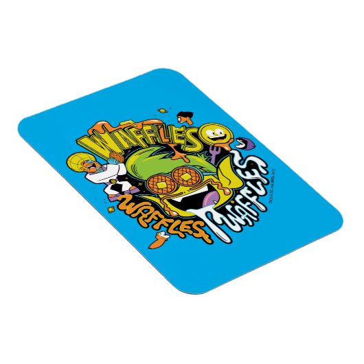 10代のタイタン行け! | Beast Boy Waffles マグネット (右側)