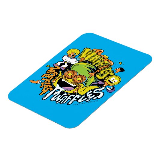 10代のタイタン行け! | Beast Boy Waffles マグネット (左側)