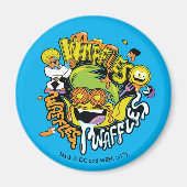 10代のタイタン行け！ | Beast Boy Waffles マグネット (正面)