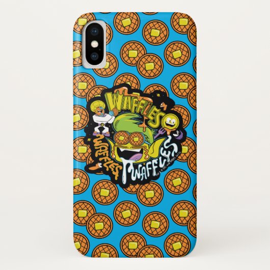 10代のタイタン行け! | Beast Boy Waffles Case-Mate iPhoneケース (裏面)