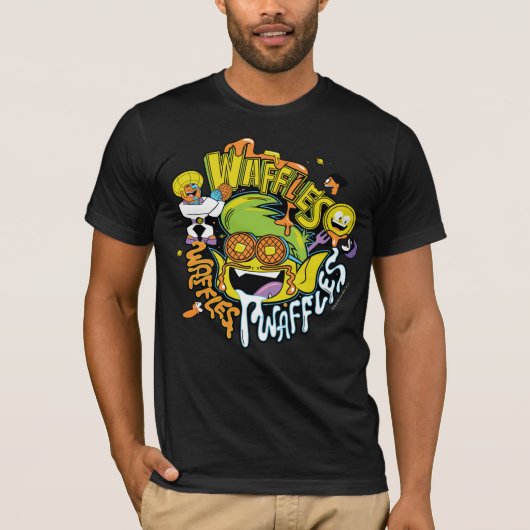 10代のタイタン行け! | Beast Boy Waffles Tシャツ (正面)