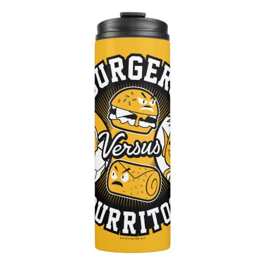 10代のタイタン行け！ | Burgers対Burritos タンブラー (正面)
