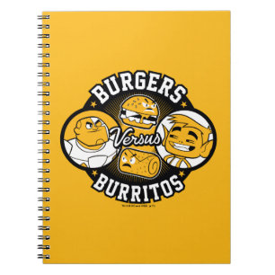 10代のタイタン行け! Burgers対Burritos ノートブック