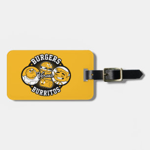 10代のタイタン行け！   Burgers対Burritos ラゲッジタグ