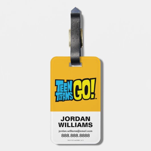 10代のタイタン行け! | Burgers対Burritos ラゲッジタグ (裏面縦)