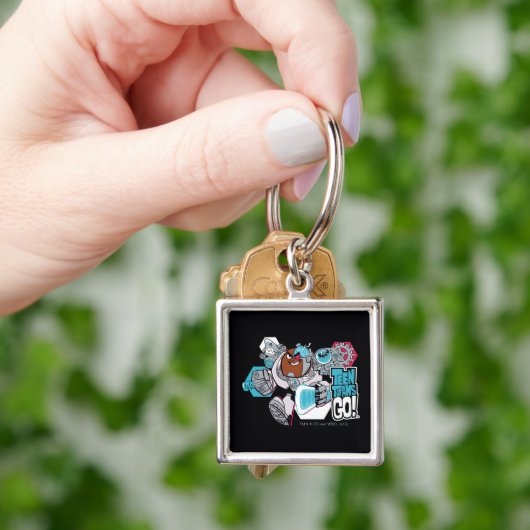 10代のタイタン行け！ | CyborgのArsenal Graphic キーホルダー (手)