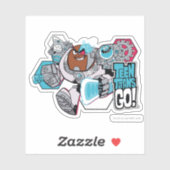 10代のタイタン行け! | CyborgのArsenal Graphic シール (シート)