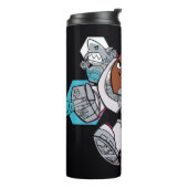 10代のタイタン行け! | CyborgのArsenal Graphic タンブラー (回転左)