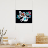 10代のタイタン行け! | CyborgのArsenal Graphic ポスター (キッチン)