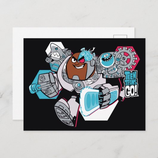 10代のタイタン行け！ | CyborgのArsenal Graphic ポストカード (正面/裏面)