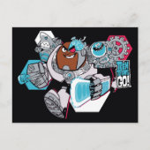 10代のタイタン行け! | CyborgのArsenal Graphic ポストカード (正面)