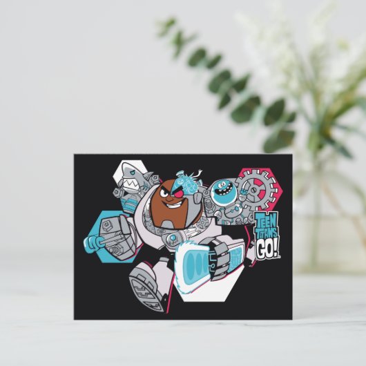 10代のタイタン行け! | CyborgのArsenal Graphic ポストカード (スタンド正面)