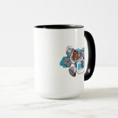 10代のタイタン行け! | CyborgのArsenal Graphic マグカップ (正面右)