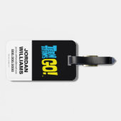 10代のタイタン行け! | CyborgのArsenal Graphic ラゲッジタグ (裏面横)