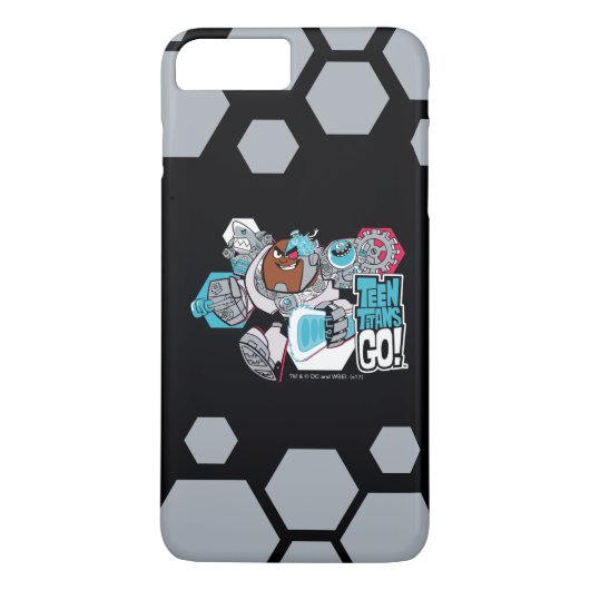 10代のタイタン行け! | CyborgのArsenal Graphic Case-Mate iPhoneケース (裏面)