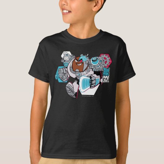 10代のタイタン行け！ | CyborgのArsenal Graphic Tシャツ (正面)