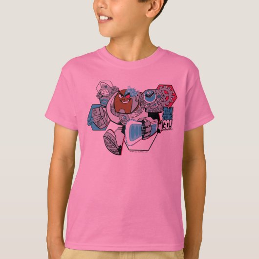 10代のタイタン行け！ | CyborgのArsenal Graphic Tシャツ (正面)