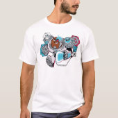 10代のタイタン行け! | CyborgのArsenal Graphic Tシャツ (正面)