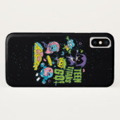 10代のタイタン行け！ | Gnarly 90のピザグラフィック Case-Mate iPhoneケース (裏面(横))