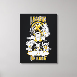 10代のタイタン行け！   League of Legs キャンバスプリント