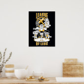10代のタイタン行け! | League of Legs ポスター (キッチン)