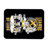 10代のタイタン行け! | League of Legs マグネット (横)